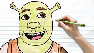 How to Draw Shrek | Easy Drawing Lesson | Pocket Preschool