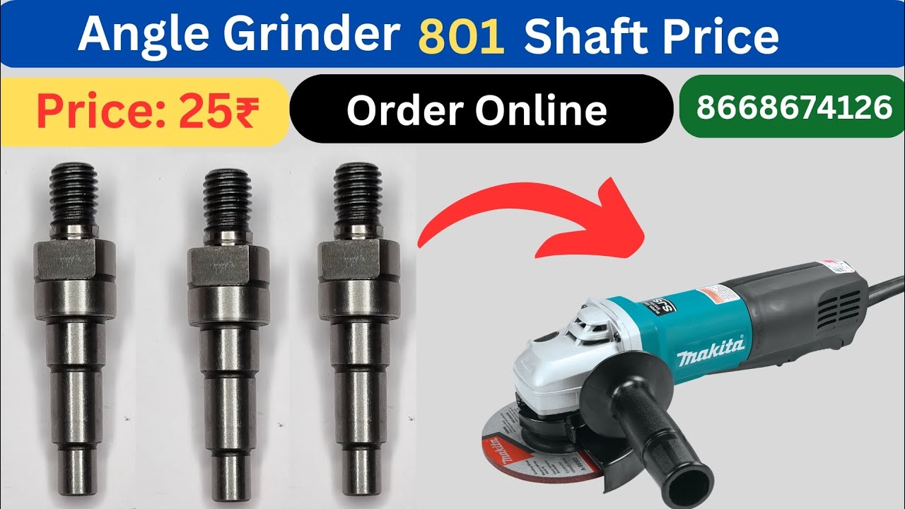 Angle Grinder 801 Shaft Wholesale Price Angle Grinder Spare Parts Wholesaler YouTube
