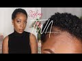 HOW TO : STYLE TWA WITH KINKY CURLY CURLING CUSTARD ON 4C HAIR