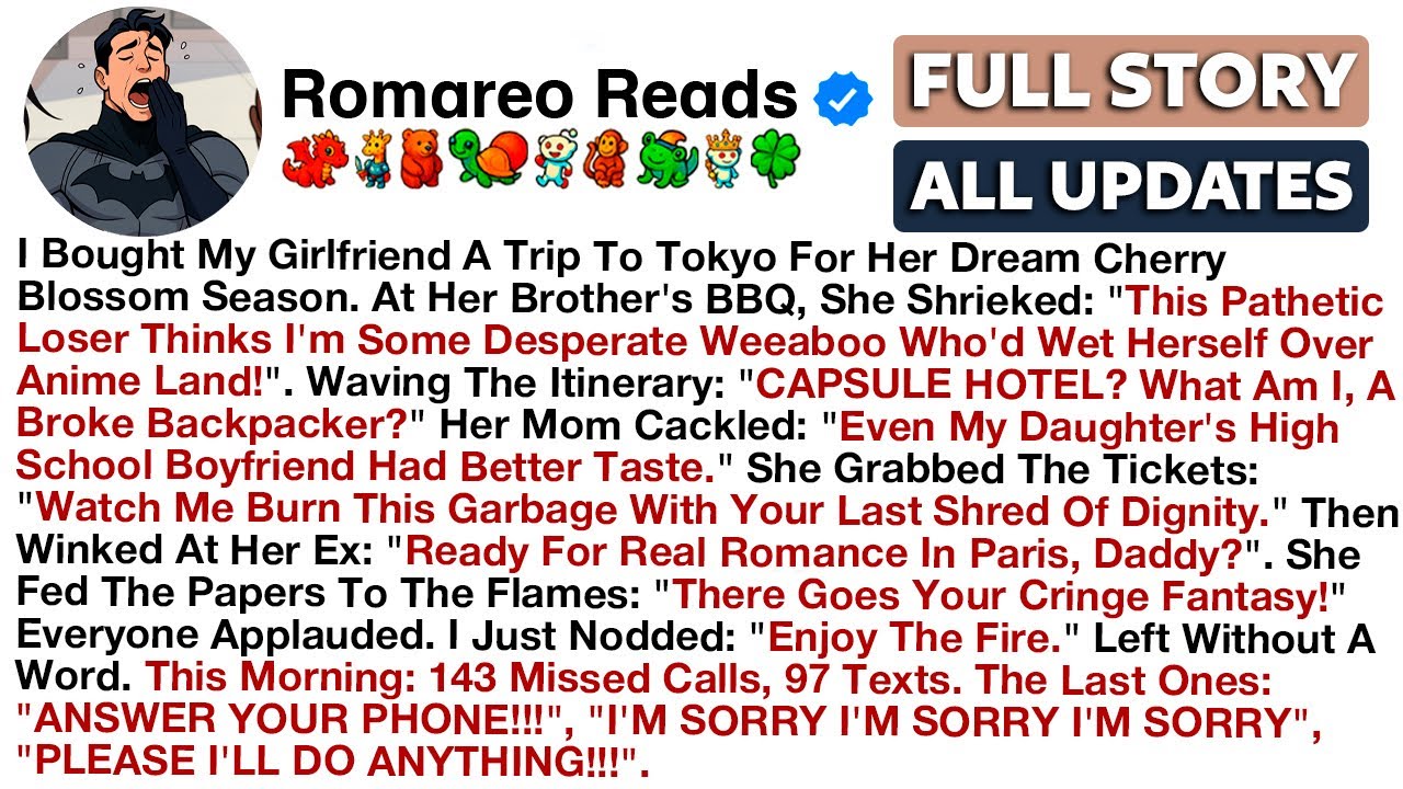 I Bought My Girlfriend A Trip To Tokyo For Her Dream Cherry Blossom Season. At Her Brother's BBQ...