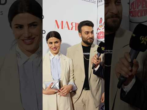 محمد سمير وكادي القيسي اسئلة سريعة مع مجلة مشاهير العراق