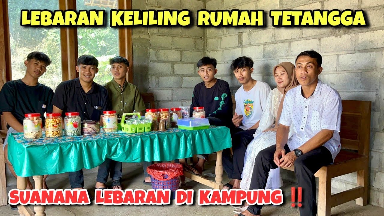 Suasana lebaran di kampung ‼️ Keliling kerumah tetangga saat idhul fitri