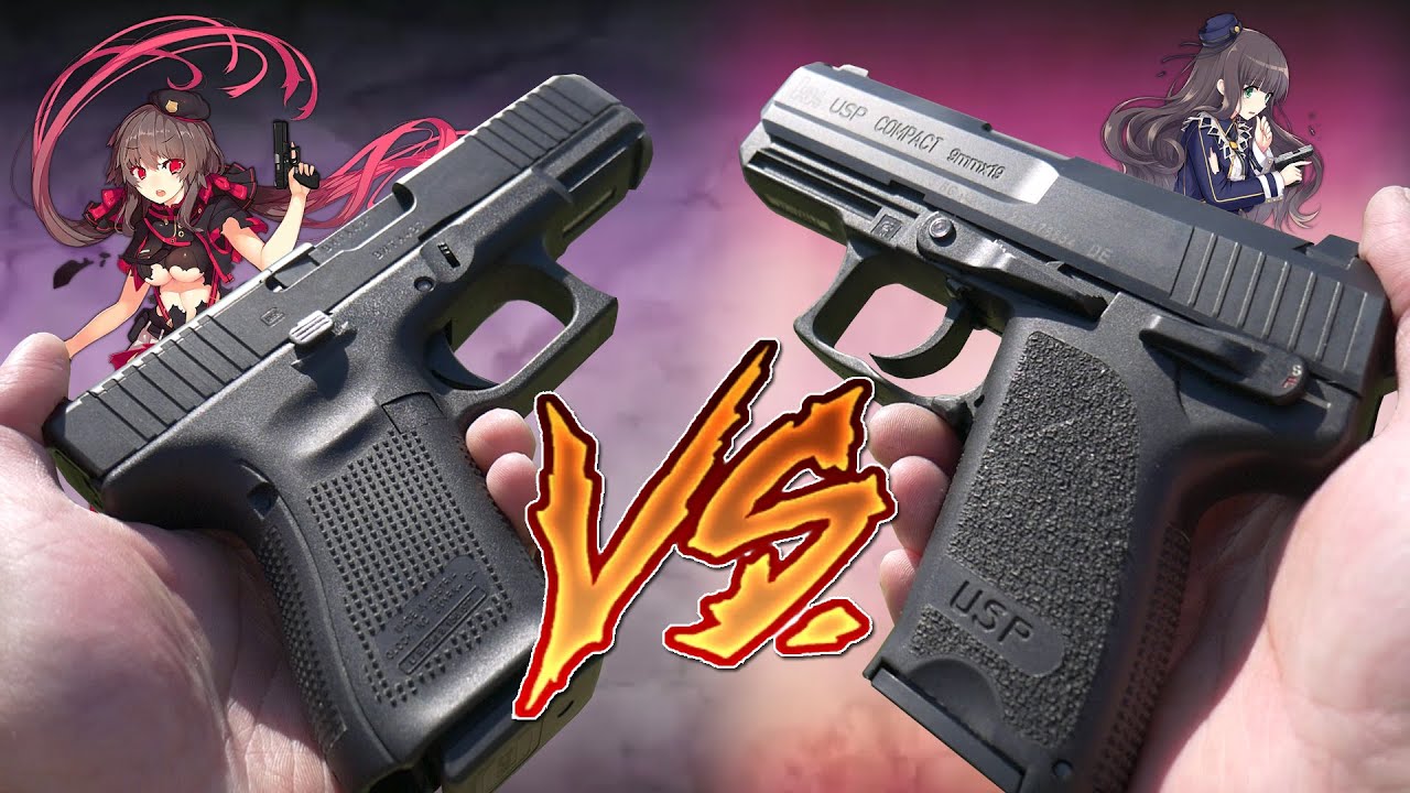 frontier setter, vlog, heckler and koch, usp, compact, 9mm, glock, 19, g19,...