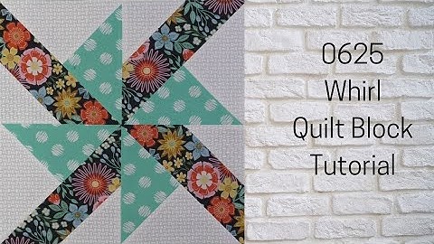 0625 Whirl Free Quilt Block Tutorial | Block of the Day 2023 | AccuQuilt | Carol Thelen