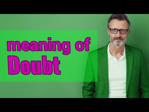 Doubt | Meaning of doubt 📖