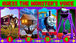 Guess Monster Voice MegaHorn, Spider House Head, Thomas The Train, CatNap Coffin Dance
