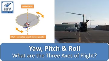 What Are the Three Axes of Flight? Yaw, Pitch & Roll. Helicopter Aerodynamics