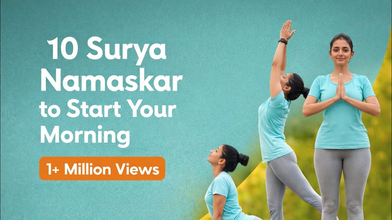 Surya Namaskar for WEIGHT LOSS | वजन घटाने के लिए सूर्य नमस्कार | वजन कमी करण्यासाठी सूर्य नमस्कार