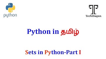 #12 |  Python Tutorial for Beginners | Set in Python-Tamil (Part 1)