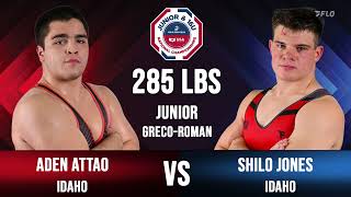 2023 Junior GR U.S. Marine Corps Nationals:  Aden Attao vs Shilo Jones: 285 Ibs Finals