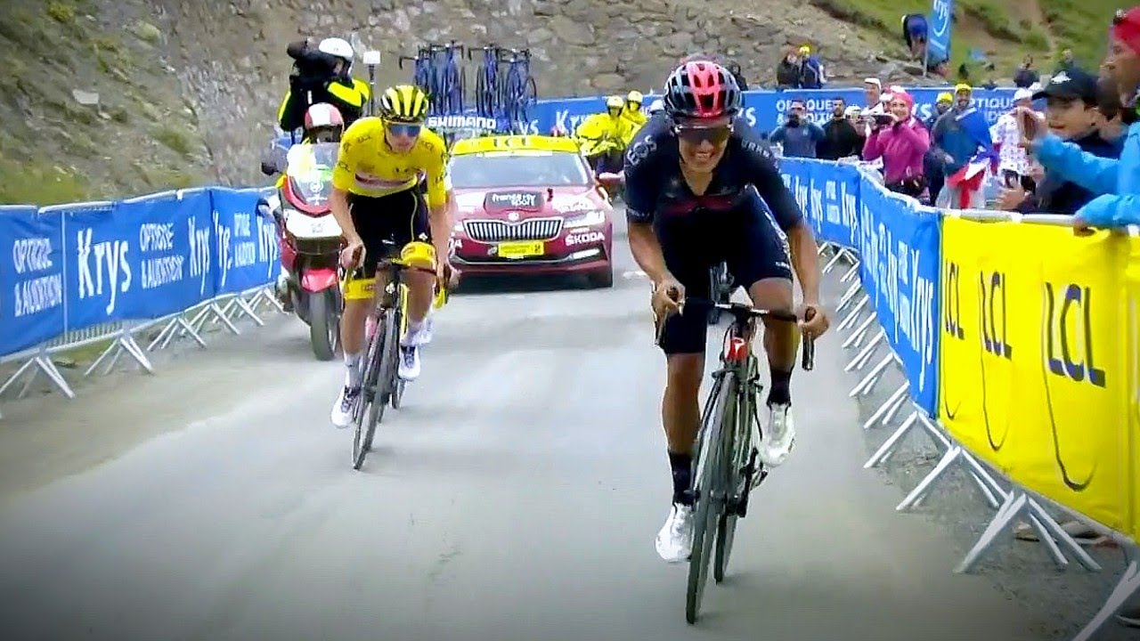 Richard Carapaz FAKES SUFFERING then ATTACKS Pogacar   Tour de France Stage 17 2021