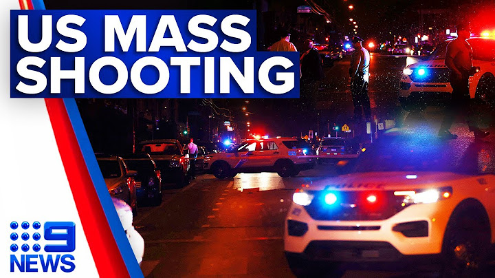 Four dead, children injured in mass shooting in US city of Philadelphia | 9 News Australia