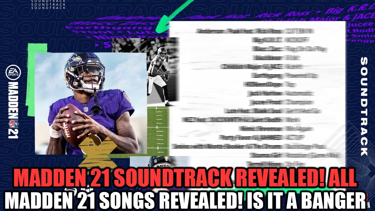 MADDEN 21 SOUNDTRACK REVEALED! ALL MADDEN 21 SONGS! JACK HARLOW, BLACKBEAR, ROSS, MORE! | MADDEN 21