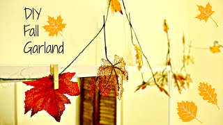 Easy Fall Diy Fall Garland
