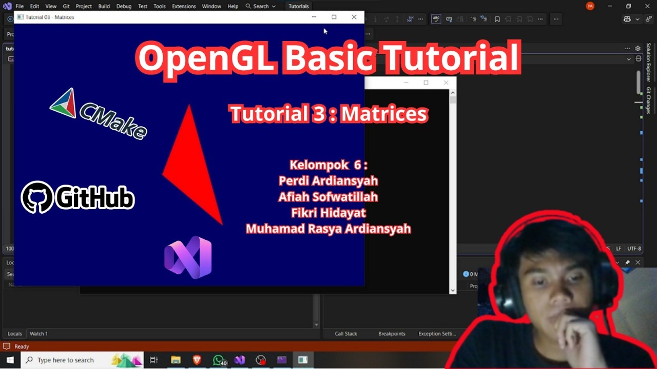 OpenGL Basic Tutorial | Tutorial 3 : Matrices - YouTube