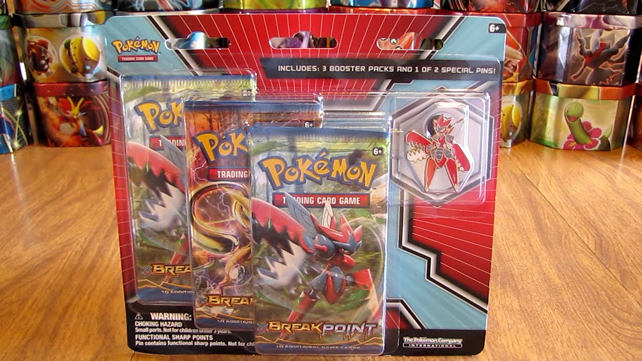 Mega Scizor Pin Blister Pack Opening
