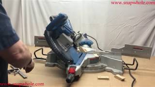 Harbor Freight Hercules 12 inch Dual Bevel Sliding Compound Miter Saw Setup and Review