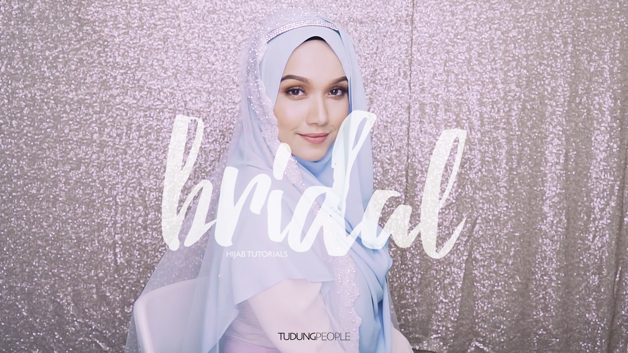 Wedding Hijab Tutorial Elsa Frozen Inspired YouTube