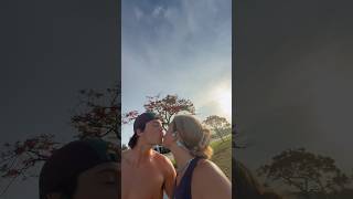 CHASING MY HUSBAND ON HIS RUN😛 #runnergirl  #runner #marathoner #couples #shorts