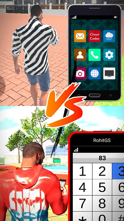 indian bike driving 3d 🆚 indian theft auto simulator 😱 #gaming #indianbikedriving3d #shorts