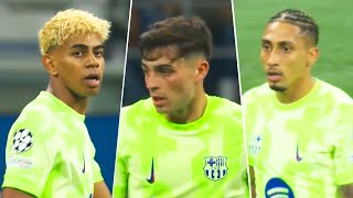 Lamine Yamal and Pedri and Raphinha Vs Inter Milan