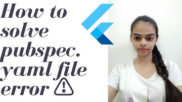 How to solve pubspec.yaml file error |pubspec.yaml flutter |flutter tutorial |Shreya