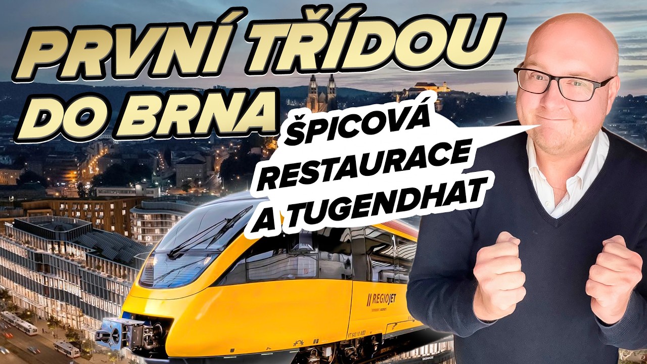 Spím v nejužším hotelu Avion |  Jsou České dráhy lepší než RegioJet? 🤔 | Vila Tugendhat