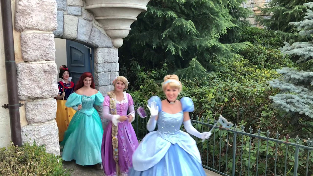Princess Interactions at Disneyland Paris YouTube