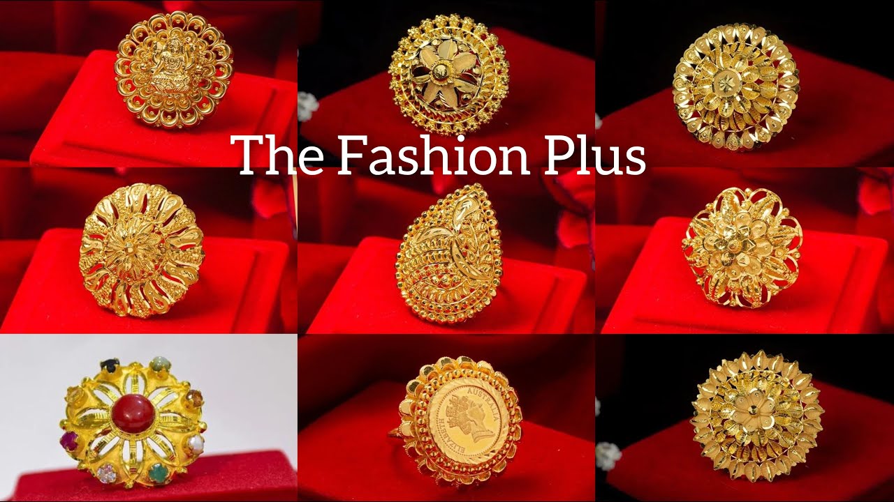 24 CARAT GOLD PLATED GENTS RING | rajgharana gold forming jewellery