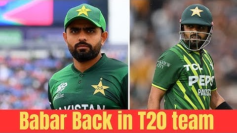 "Babar Azam Returns to T20 – The Comeback Everyone Was Waiting For!"
