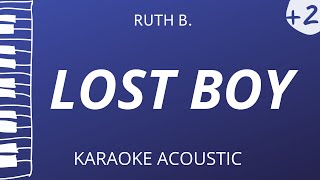 Lost Boy - Ruth B. (Acoustic Karaoke) Higher Key