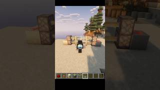 Minecraft redstone doors #minecraft #tutorial #minecraftshorts