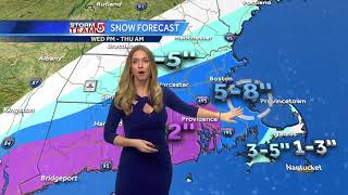 Video: Eight inches possible with fourth March nor'easter
