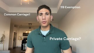 Commercial Pilot Privileges: Common Carriage vs Private Carriage vs Part 119 Exemption
