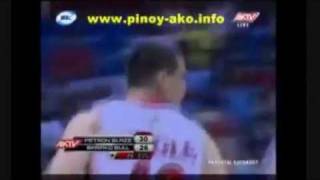Danny Seigle First Basket As Barako Bull Vs Petron
