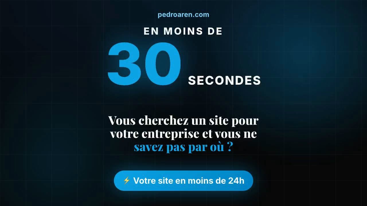 Besoin d'un site web pour votre entreprise et vous ne savez pas par où commencer ?