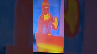 Do You Feel Love Emotion In My Heart,Infrared Show Hot Degree About 36.5 Right_「是大明星偶像諾少女．紅外線感溫三六五啦」
