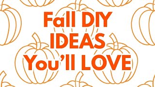 Pumpkins, Ghosts & Cozy Vibes | Easy Fall & Halloween Crafts