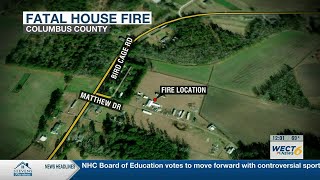 Officials identify man found dead in Columbus County house fire