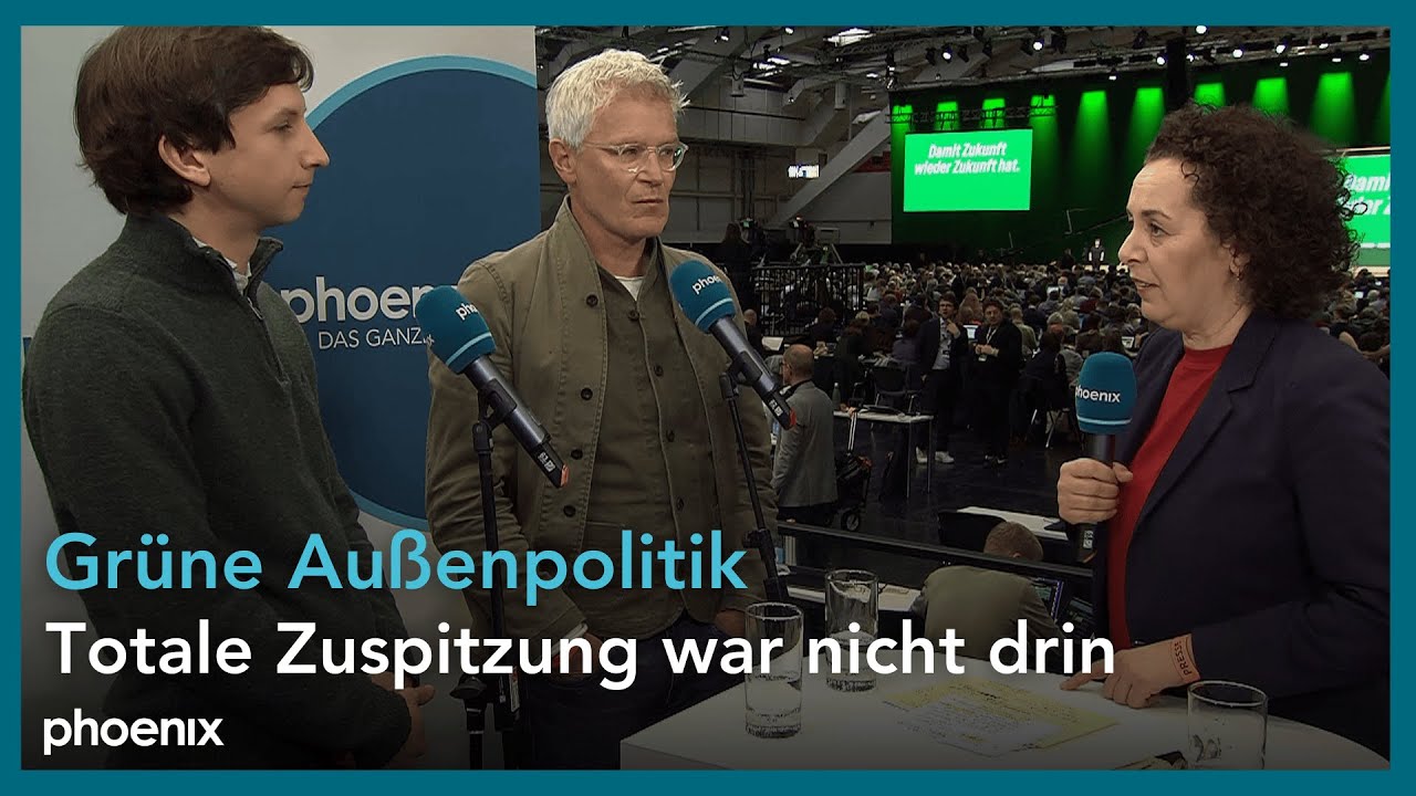 Grüne-Parteitag: Tobias Schulze (taz) und Peter Dausend (Die Zeit) zur Grünen-Außenpolitik