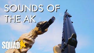 Squad AK sound comparison v2.16, v3, v3.2