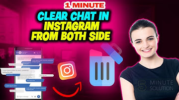 How to clear chat in instagram from both side 2024 (Quick & Easy)