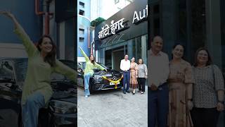Delivery Of Mercedes Benz E-Cl By Actress Kusha Kapila