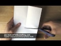 How to make a booklet from one piece of paper