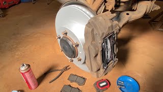 How to do a Front Brake Job  3rd Gen Toyota Tacoma