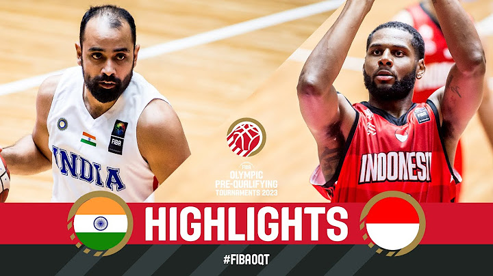 India 🇮🇳 v Indonesia 🇮🇩 | Basketball Game Highlights | FIBA Olympic Pre-Qualif Tournament 2023 Syria