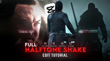 Halftone Shake Tutorial On Capcut [ Full Edit ]