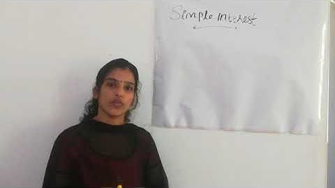 Workshop Calculation & Science : Simple Interest