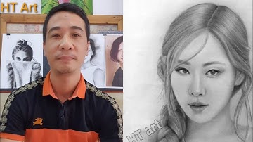Tâm sự học tập vẽ chân dung online cho người mới  bắt đầu một năm qua / htart/HT Art