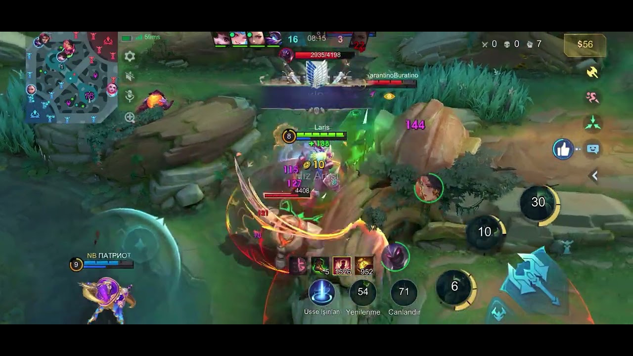 BELLERİCK SOLO RANK 4 KİLL 17 ASSİST GAMEPLAY Mobile Legends